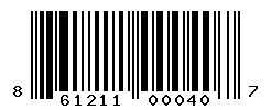 UPC barcode number 861211000407