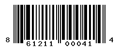 upc 861211000414 barcode image