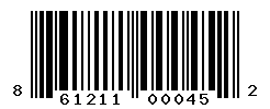 UPC barcode number 861211000452