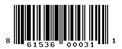 861536000311 barcode
