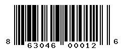 UPC barcode number 863046000126