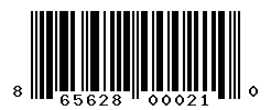 UPC barcode number 865628000210