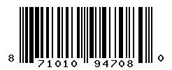 UPC barcode number 8710103947080