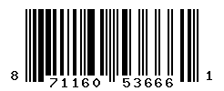 UPC barcode number 8711600536661