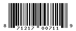 UPC barcode number 871217007119