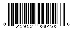 UPC barcode number 8719134064506