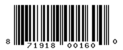 UPC barcode number 8719189001600