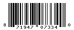 UPC barcode number 8719477073340