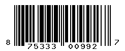 UPC barcode number 875333009927