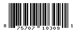 UPC barcode number 875707103091