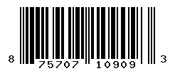 UPC barcode number 875707109093