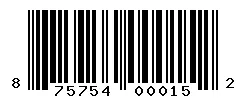UPC barcode 875754000152
