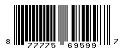 UPC barcode number 877775695997