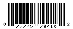 UPC barcode number 877775794102