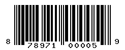 UPC barcode 878971000059