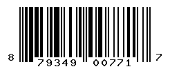 UPC barcode number 879349007717