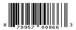 UPC barcode number 879957008663