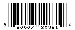 UPC barcode number 880007208810