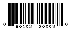UPC barcode 8801038200088