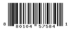 UPC barcode number 8801045575841