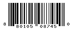 UPC barcode number 8801052087450