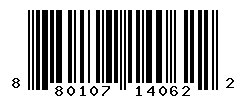 UPC barcode number 8801073140622