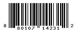 UPC barcode number 8801073142312