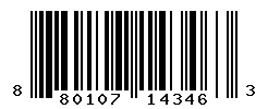 UPC barcode number 8801073143463