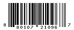 UPC barcode number 8801073210967