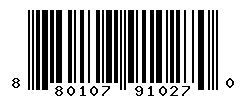 UPC barcode number 8801073910270