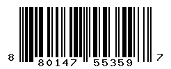 UPC barcode 880147553597