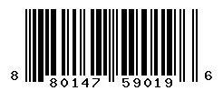 UPC barcode 880147590196