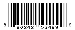 UPC barcode number 880242534699