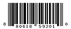 UPC barcode number 8806182592010