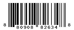 UPC barcode number 8809080826348