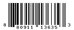 UPC barcode number 8809112136353