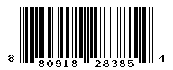 UPC barcode number 8809186283854