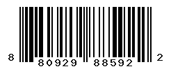 UPC barcode number 8809298885922