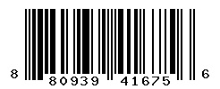UPC barcode number 8809392416756