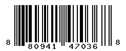 UPC barcode number 8809416470368