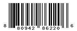 UPC barcode number 8809427862206