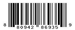 UPC barcode number 8809427869359