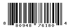 UPC barcode number 8809481761804