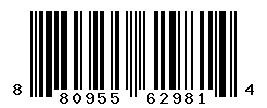 UPC barcode number 8809559629814