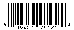 UPC barcode number 8809576261714