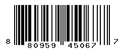 UPC barcode number 8809598450677