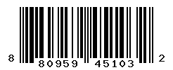 UPC barcode number 8809598451032