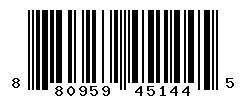 UPC barcode number 8809598451445