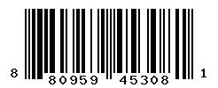 UPC barcode number 8809598453081