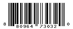 UPC barcode number 8809640730320